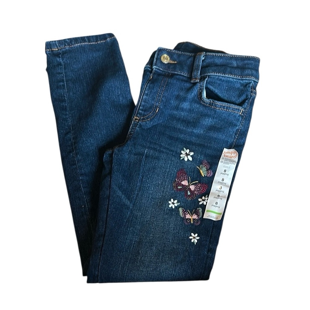 Embroidered Girls Jeans